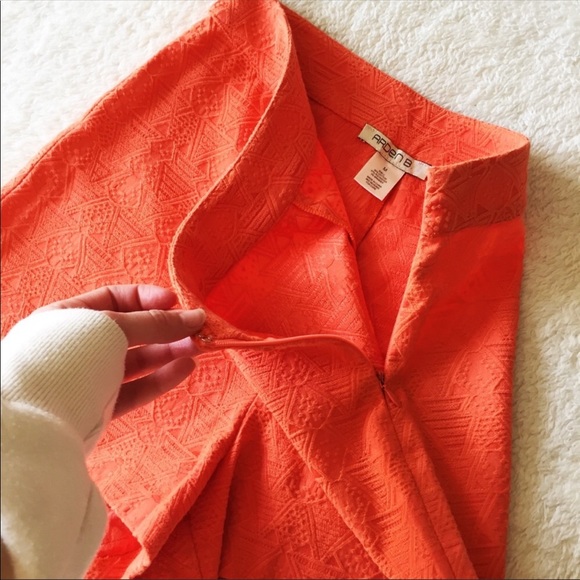 👌NWOT Arden B Orange High-Waisted Shorts - Picture 4 of 8